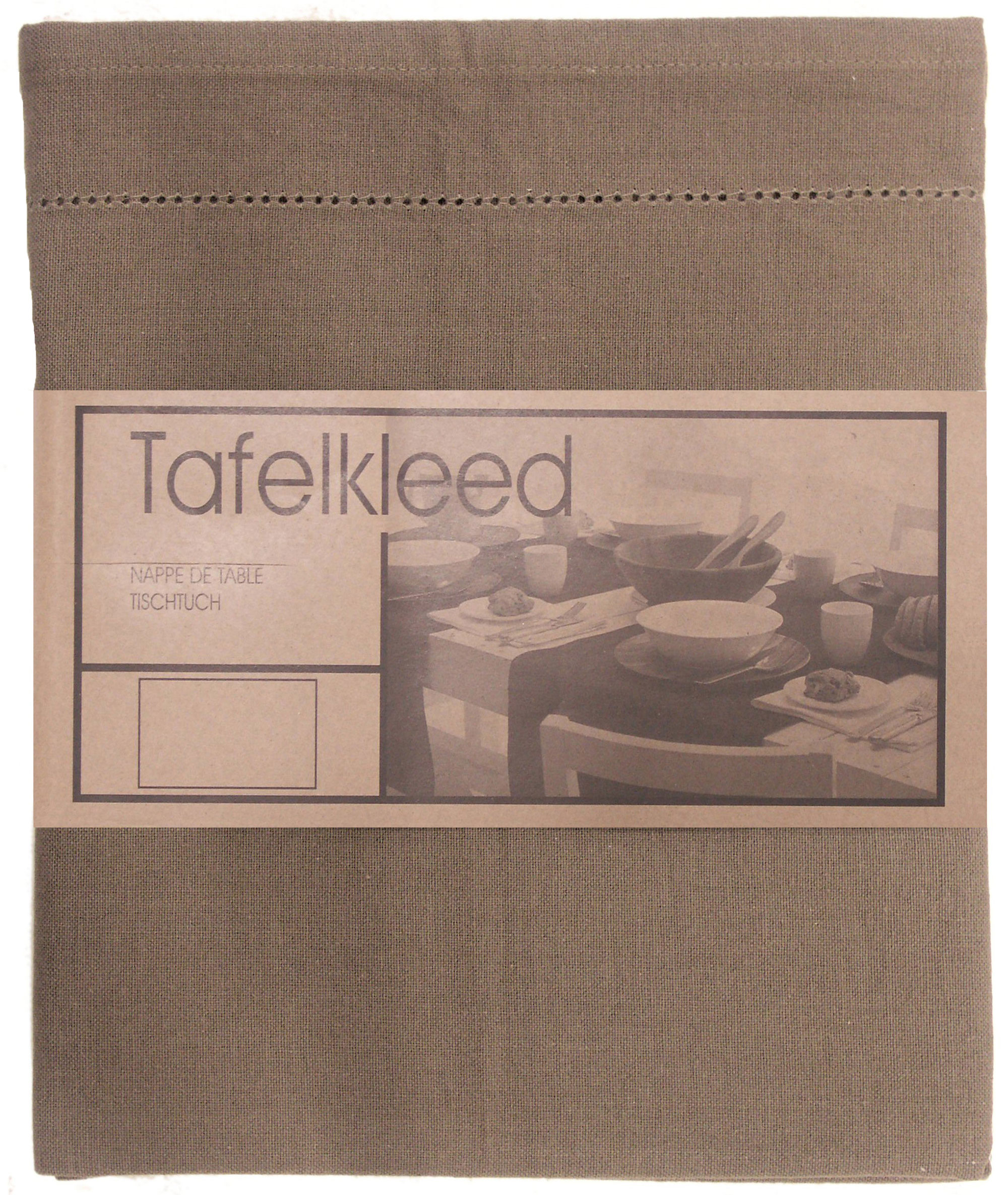 Tafelkleed Ajour 150x250 cm taupe