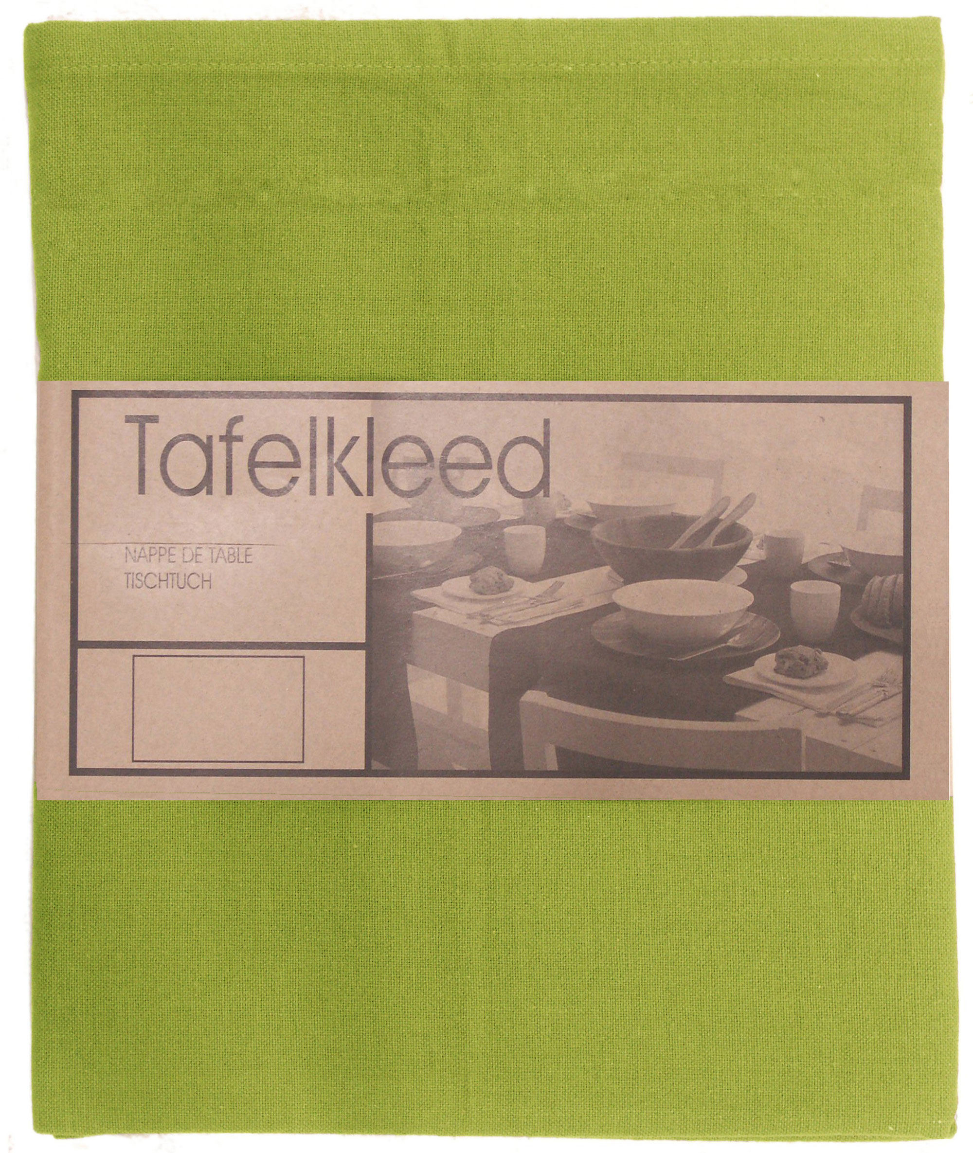 Tafelkleed Brugge 100x100 cm lime