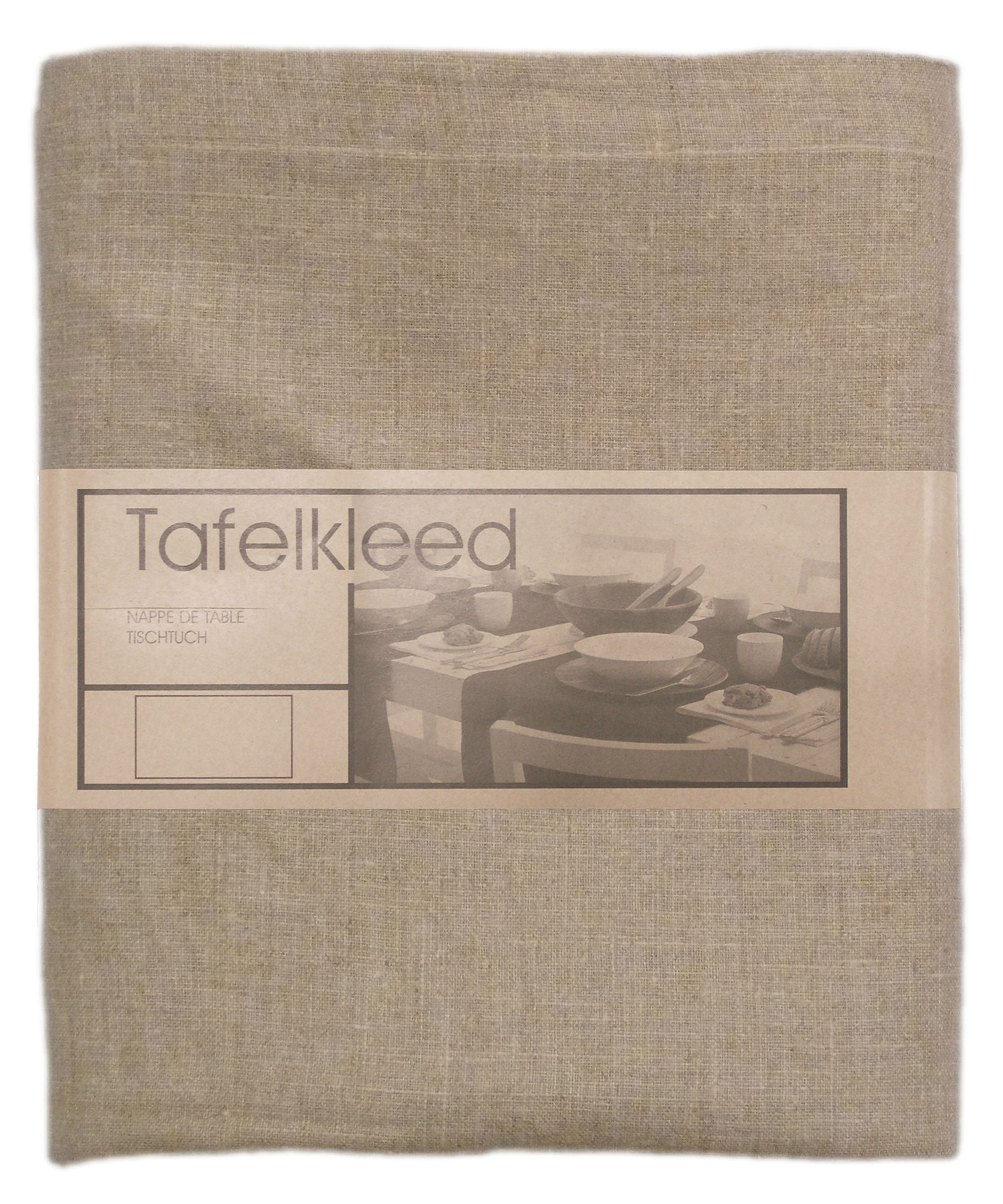 Tafelkleed Linnen 150x250cm kiezel